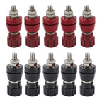 Set of 10 Insulated M5 Terminal Blocks for High Current Applications
