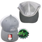 Dmax Duramax Truck Hat Richardson 110 Gray Denim White Mesh L/XL