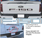 Tailgate Insert Letters Replacement for 2021–2025 Ford F-150 Lightning (Grey Blue)
