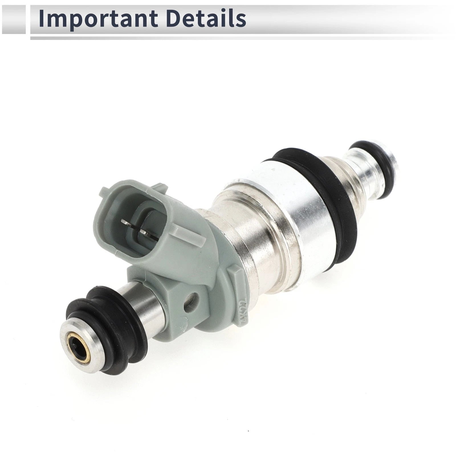 Fuel Injector No. 23209-62030 for Toyota 4Runner (1996–1998) 1 Pc Silver Tone