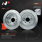 Drilled Brake Rotors for Nissan Maxima, 370Z, INFINITI QX50 (2016–2023)