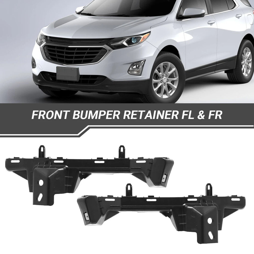 Set of 2 Front Bumper Retainer Brackets for Chevy Equinox (2018–2022)