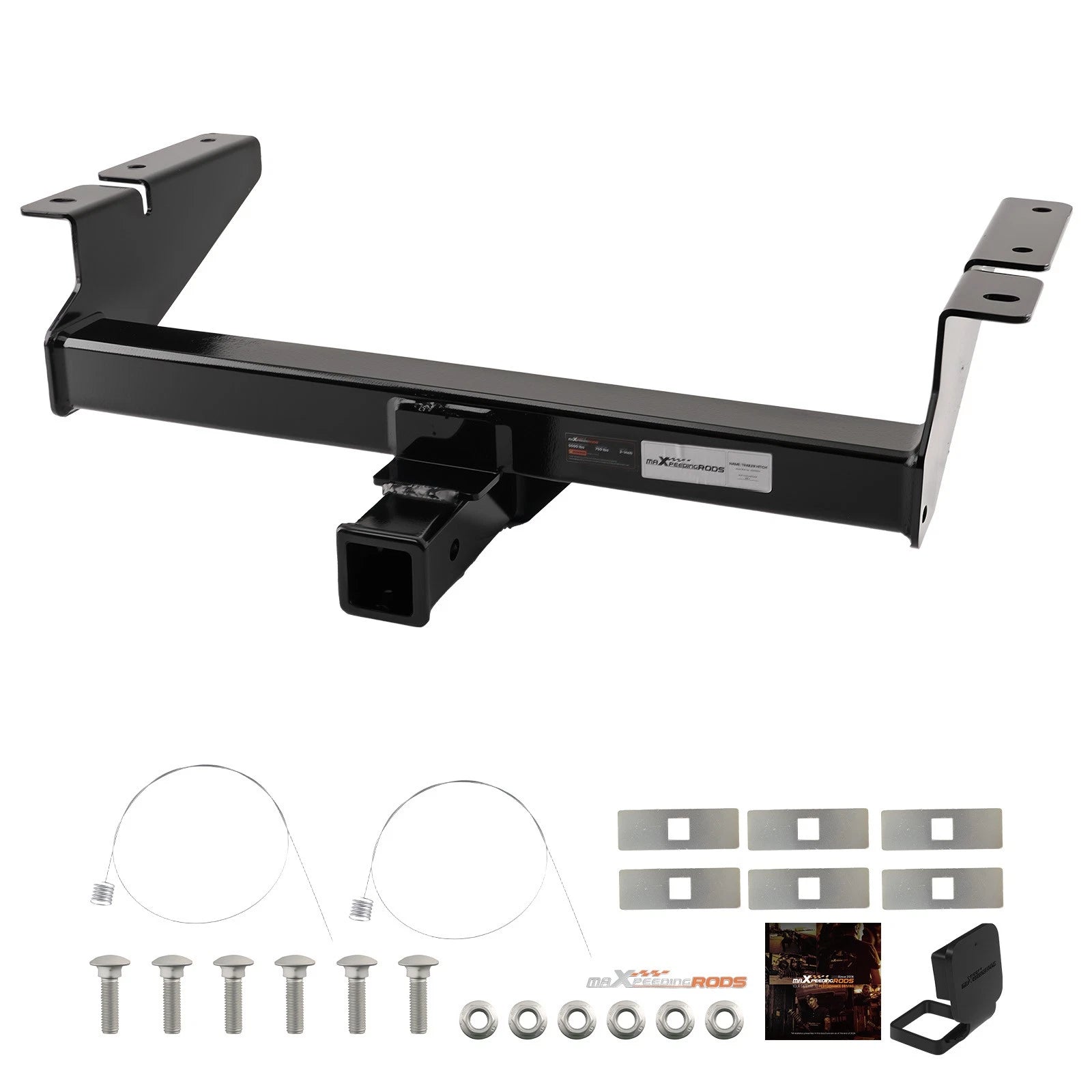 2in Front Hitch for GMC Sierra 1500 (2014–2019) Class 3 Carbon Steel