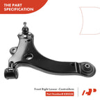 4Pcs Front Control Arm & Wheel Hub Bearing Kit for Chevrolet Impala (2000-2005)