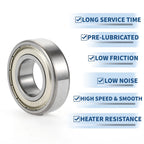 Deep Groove Ball Bearing 28x58x16mm for Scooter Skateboard (1Pc)