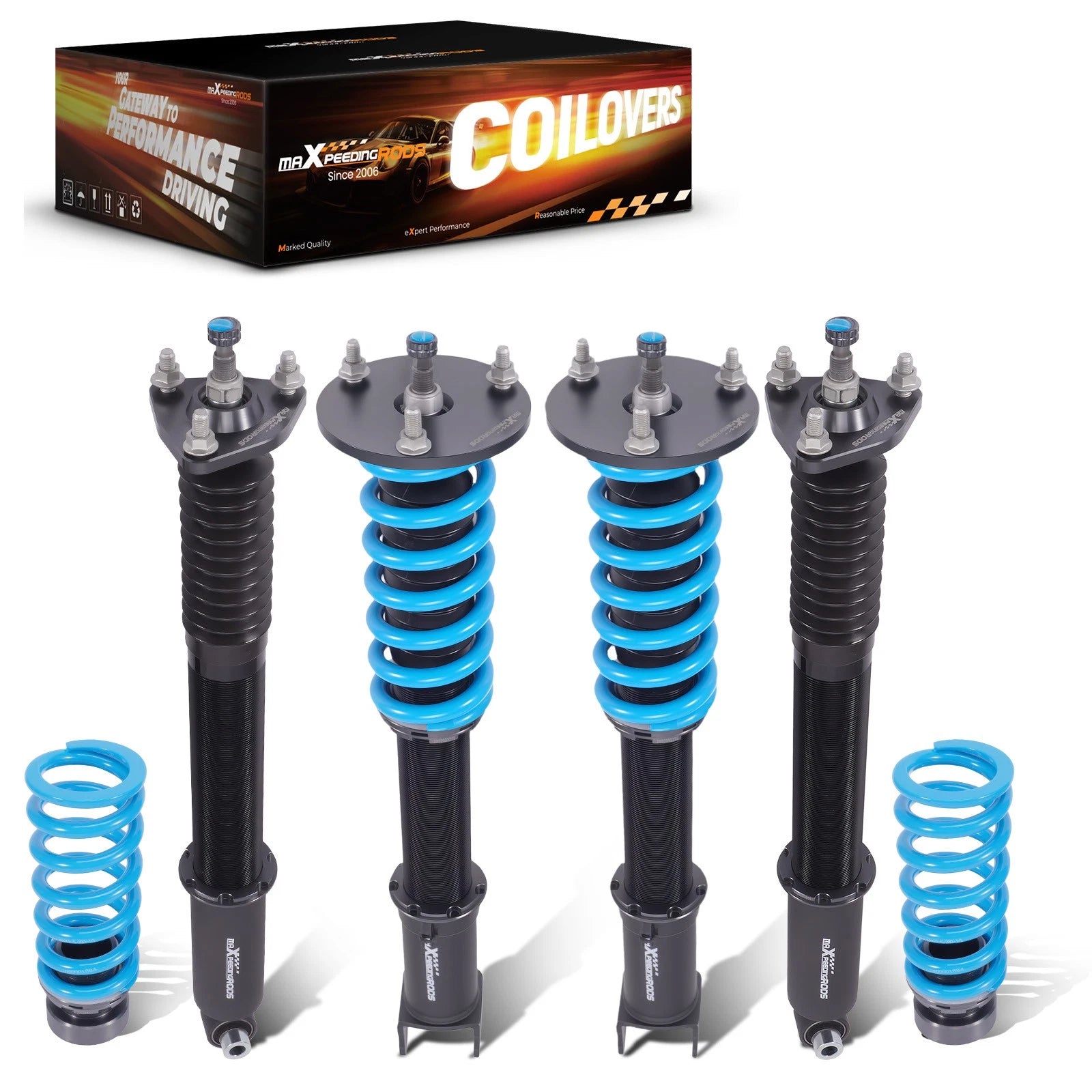 24 Way Adjustable Damper Coilovers Kit for Lexus RC200T/RC300/RC350 (2015–2020)