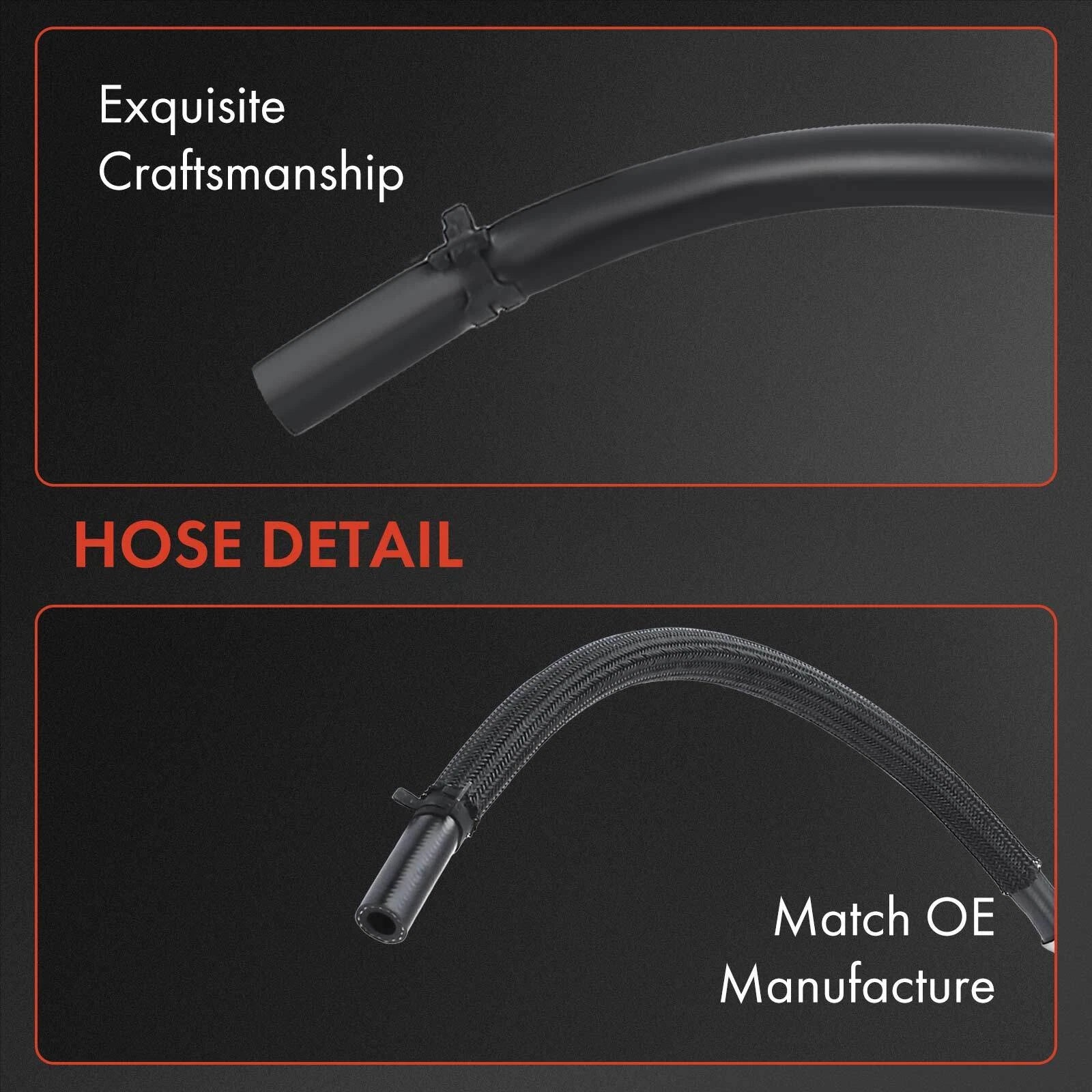 2X Power Steering Return Line Hose Assembly for Mercury Monterey (2004-2007)