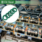 Set of 5 Oil Seal Rotary Shaft Seal 14x20x5mm High Pressure Green