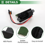 HVAC Blower Motor Resistor No. 89018439 for Buick Rainier, Chevy Trailblazer (2004–2007)