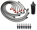 Ignition Wires & Spark Plugs Kit for GMC K35 K3500 Pickup (1990–2000)