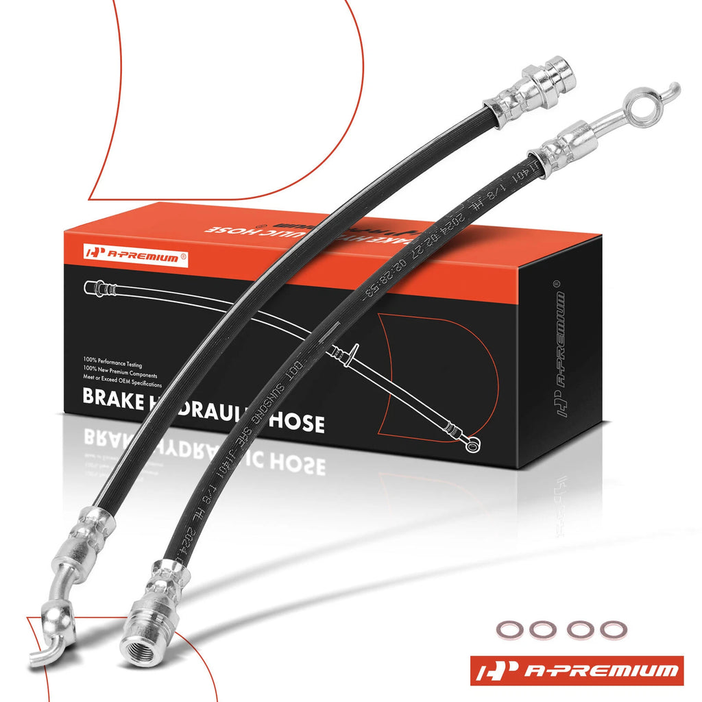 2X Rear Brake Hydraulic Hose for Kia Borrego (2009)