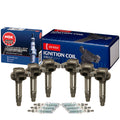 Set of 6 Denso COP Ignition Coils & NGK Iridium IX Spark Plugs for Ford Mazda (V6)