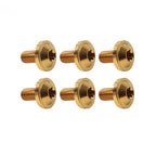 6 x Gold Alloy M6x10mm Torx Head Screws for Bike Motorcycle