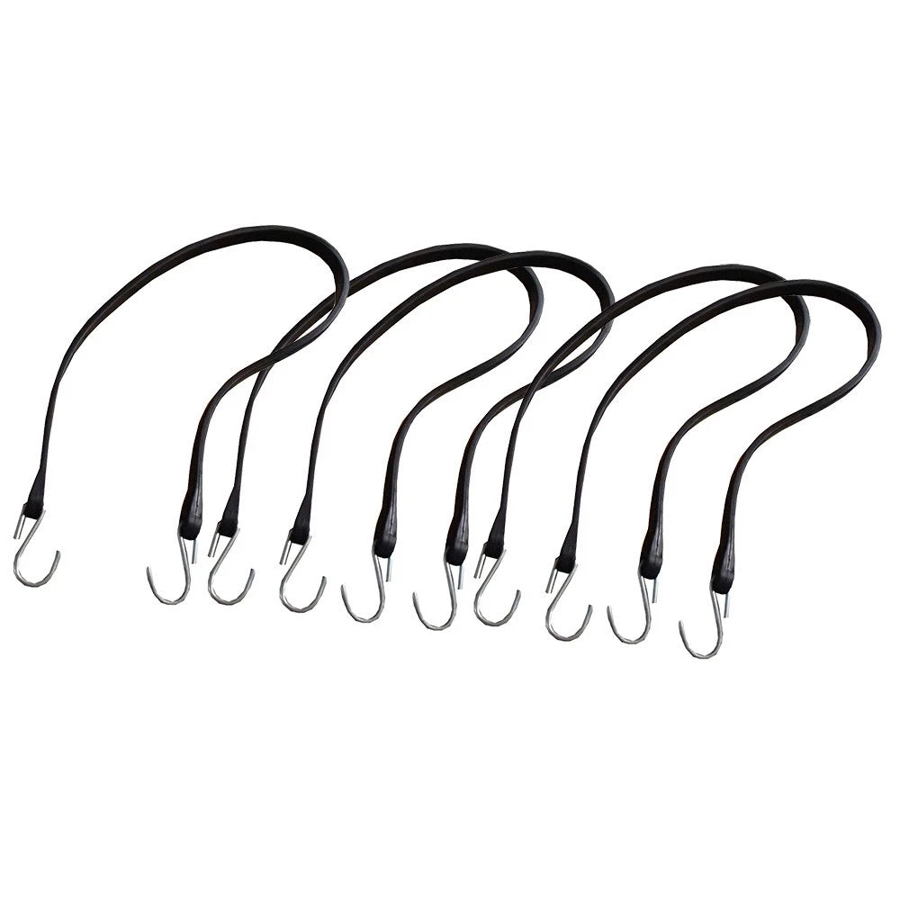 Set of 5 Heavy Duty Rubber Tarp Straps 41" Bungee Cords