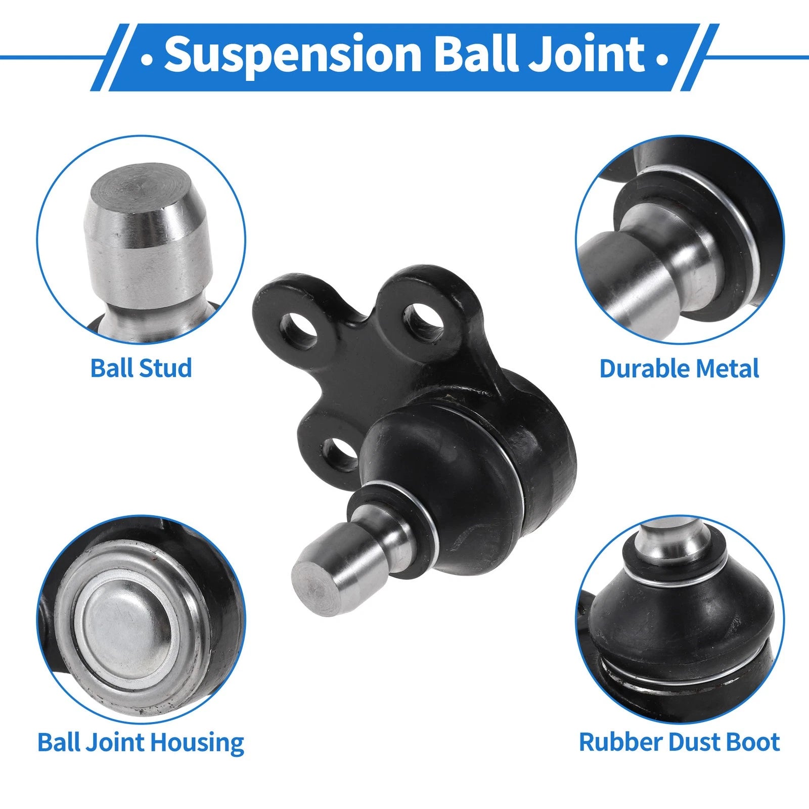 2X Front Lower Ball Joints for Buick Encore (2013–2022) No. 95017034/95907943