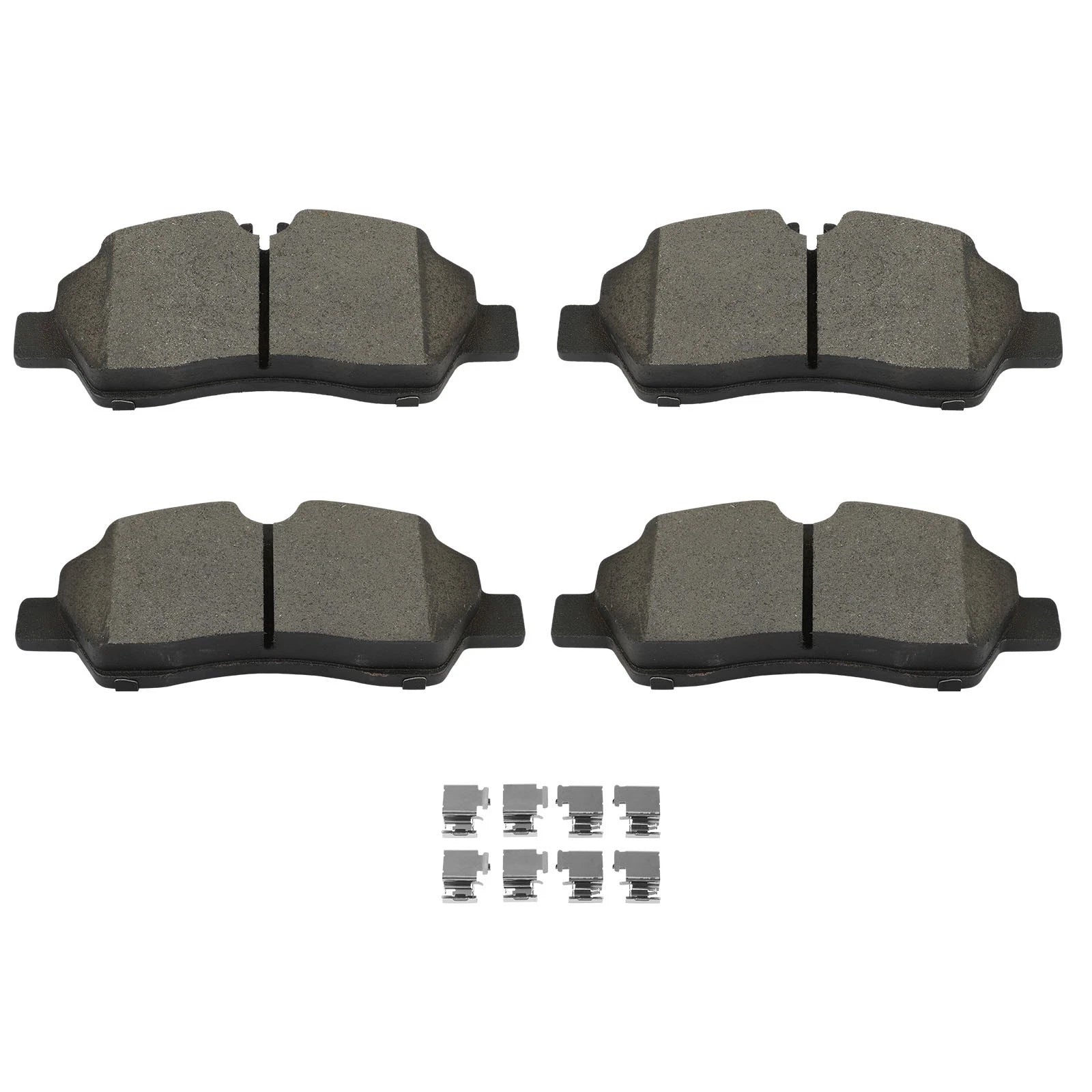 Set of 2 Metallic Brake Pads for Ford Transit-250 (2015–2020)