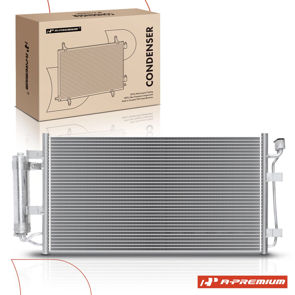 A/C Condenser with Receiver Drier & Bracket for Nissan Leaf (2011–2012)