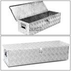 Aluminum Chrome Underbody Tool Box for Pickup Truck (39" x 13" x 10")