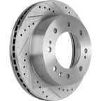 Disc Brake & Pad Kit for Chevy Silverado 2500 HD (2020) Cross-drilled