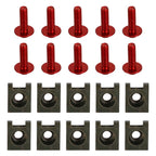 10 Pack M6x20 Motorcycle Fairing Screen Screw Bolt Fastener Clip