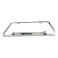 License Plate Frame Replacement Chrome Engraved for Chevrolet Cheyenne (2010–2015)