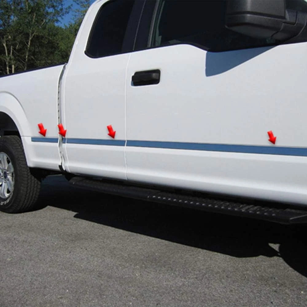 Side Molding Inserts Kit Luxury FX SS for Ford F-150 Super Cab (2015–2020)