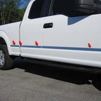 Side Molding Inserts Kit Luxury FX SS for Ford F-150 Super Cab (2015–2020)