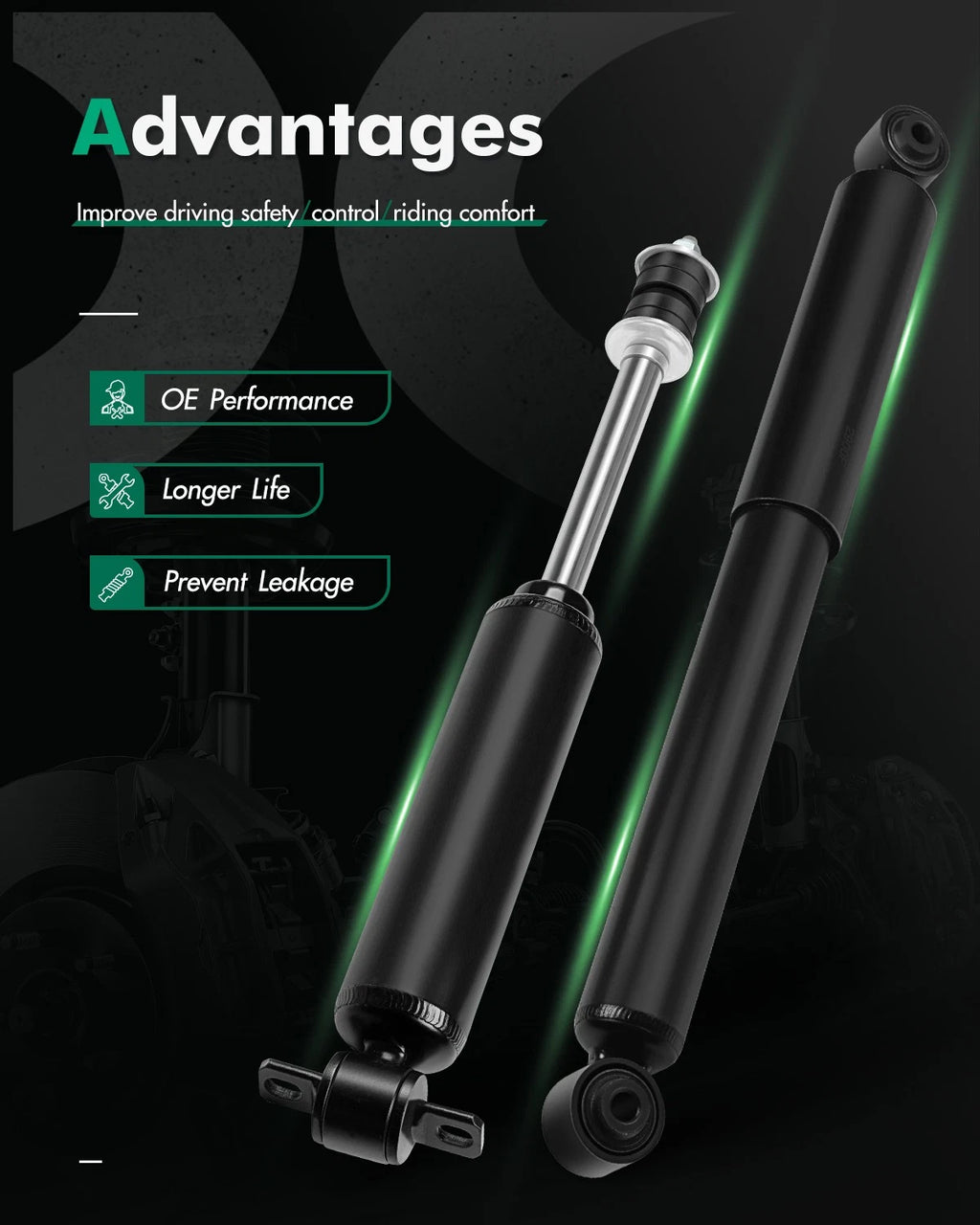 Front & Rear Full Set Shocks Struts for Chevrolet Astro GMC Safari (1985–2005)