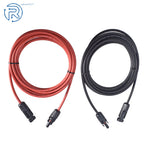 1 Pair 10 Feet Solar Panel Extension Cable 12 AWG for Various Models