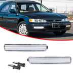 Clear LED Front Bumper Signal Lights for Honda Accord (1996–1997)