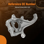 Driver Side Steering Knuckle for Dodge Ram 1500 4WD (2003–2010) 68044703AD
