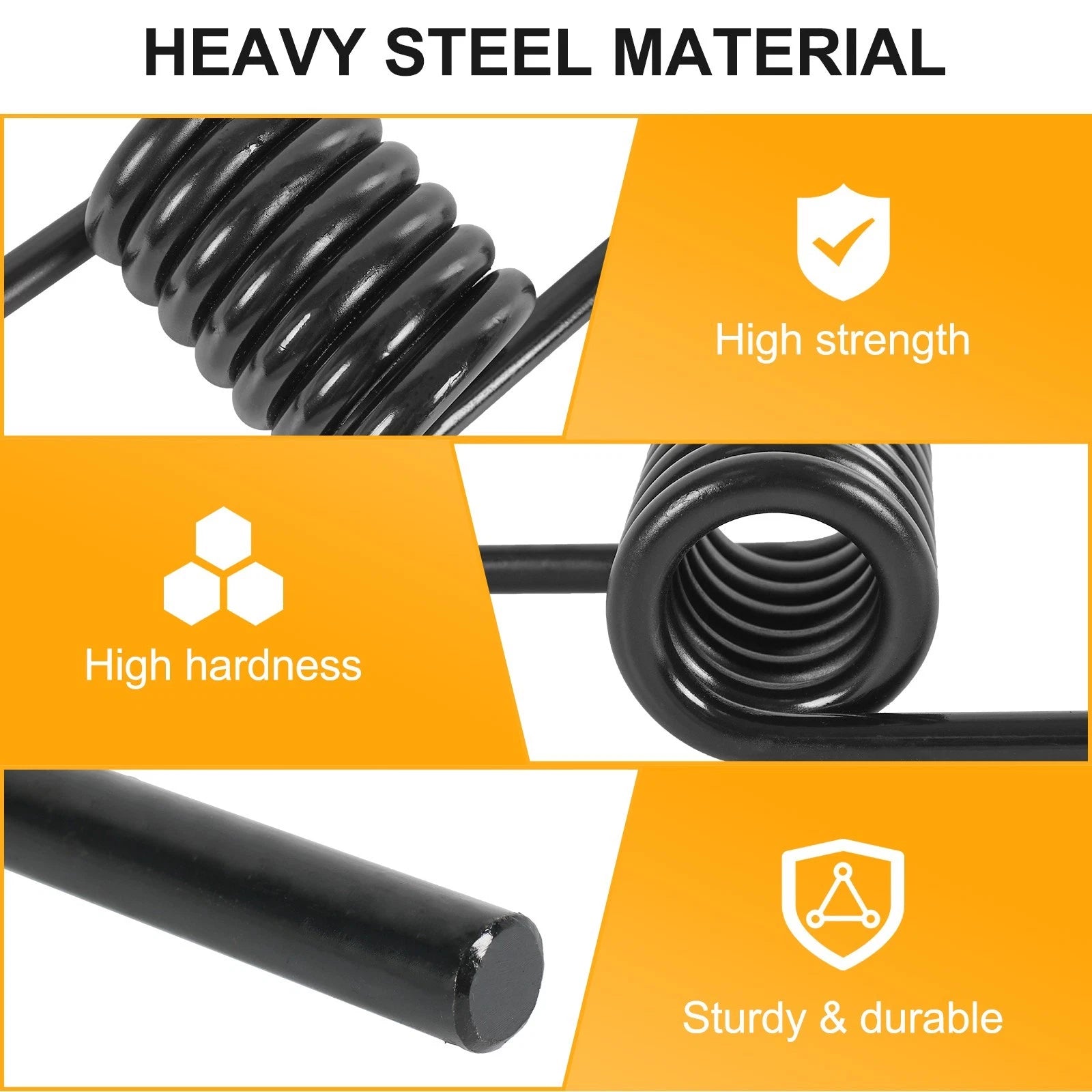 2 Pair Heavy Duty Trailer Ramp Springs for Trailer