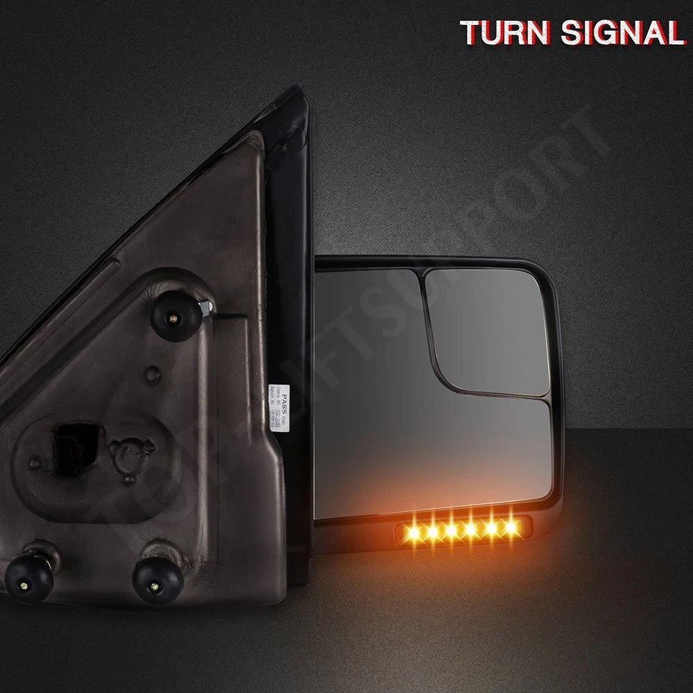 Driver Side Heated Mirror with Puddle Light for Ford F150 (2004–2014)