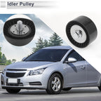 Drive Belt Idler Pulley for Chevrolet Cruze (2007–2017) No. 96868478 Black