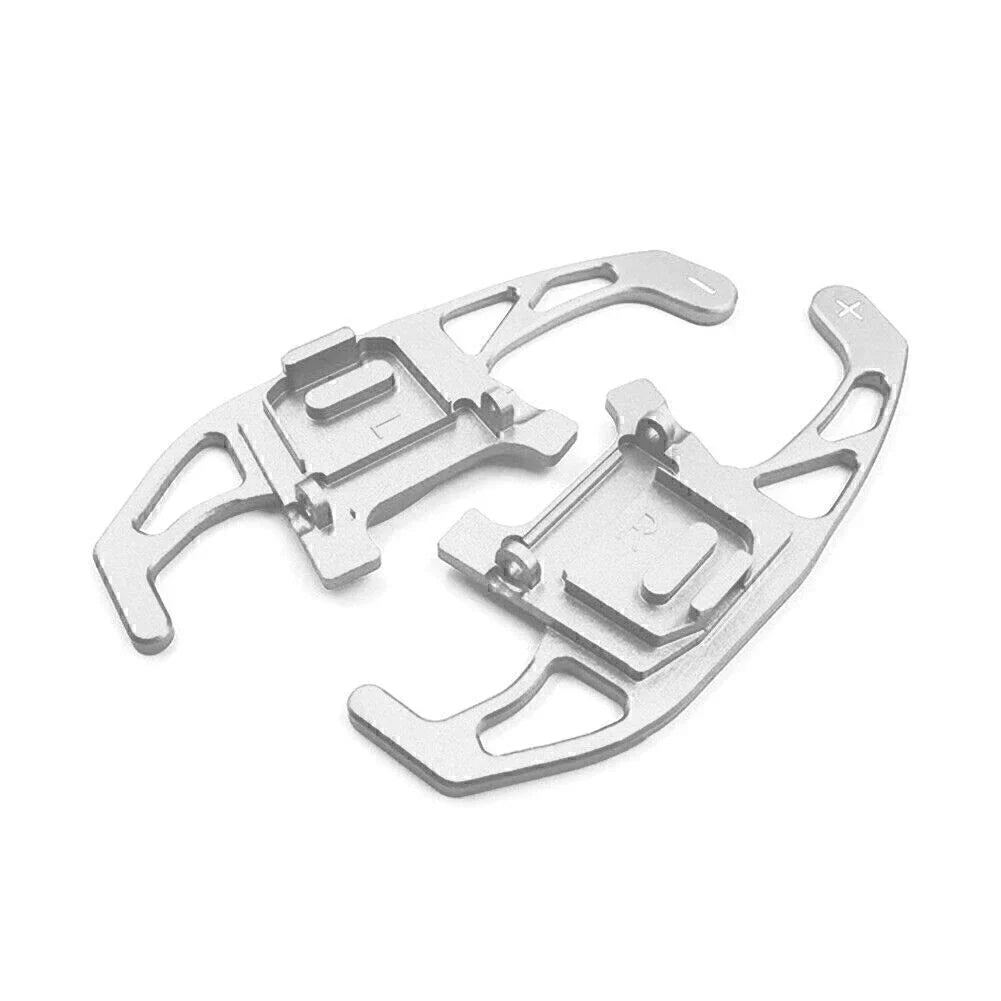 Silver Steering Wheel Shift Paddles for VW Golf R GTD GTE MK7 (2013-2018)