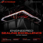 Engine Oil Pan Gasket Set for Hyundai Accent, Kia Rio (2005–2011)
