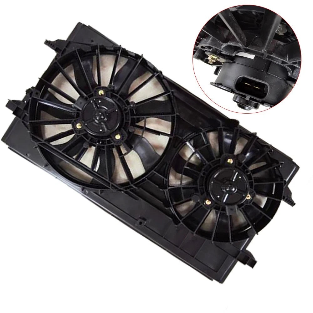 Dual Radiator Cooling Fan Assembly for Pontiac G6 (2005–2010) & Chevy Malibu (2004–2012)