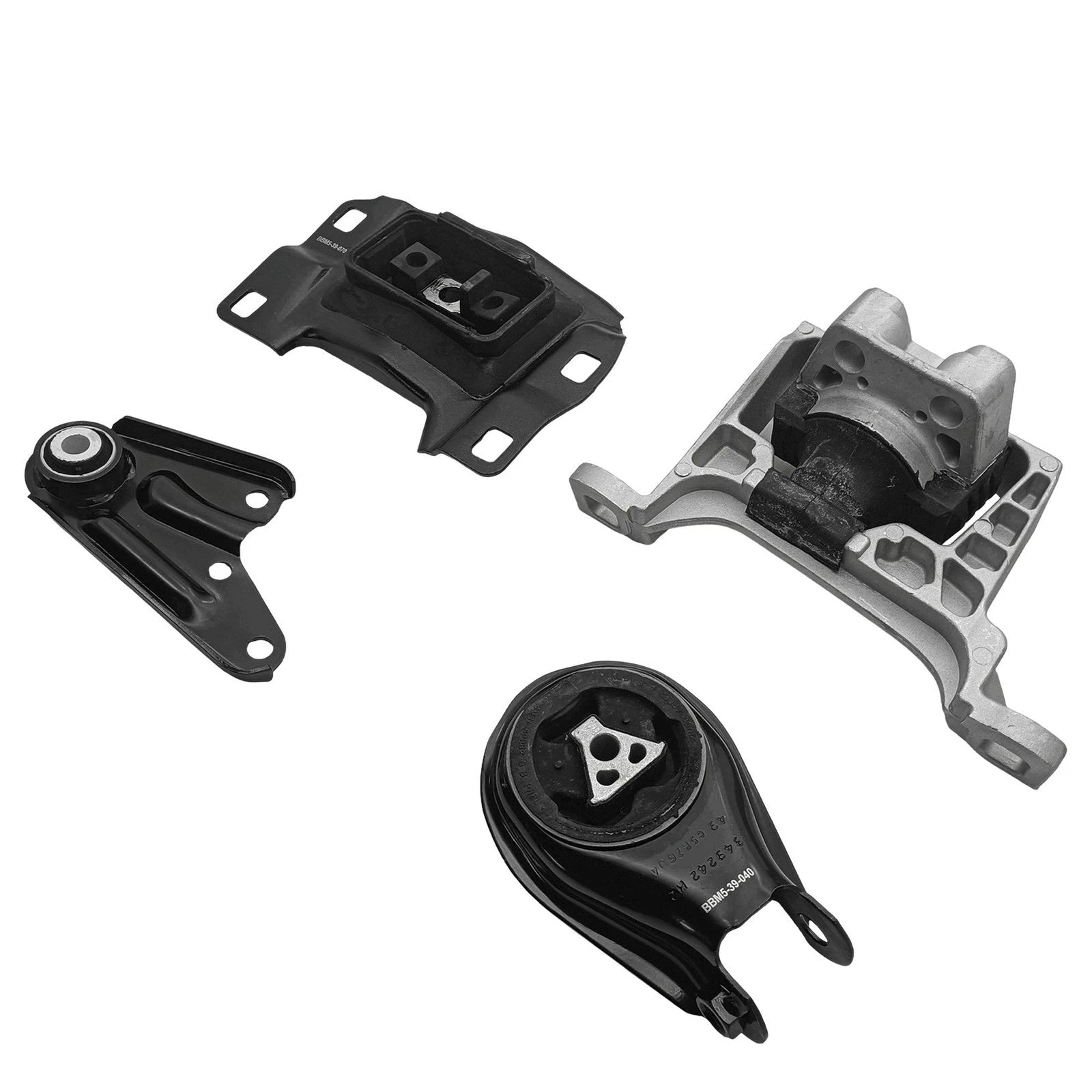 Set of 4 Engine, Transmission & Torque Strut Mounts for Mazda 3 (2010–2015)