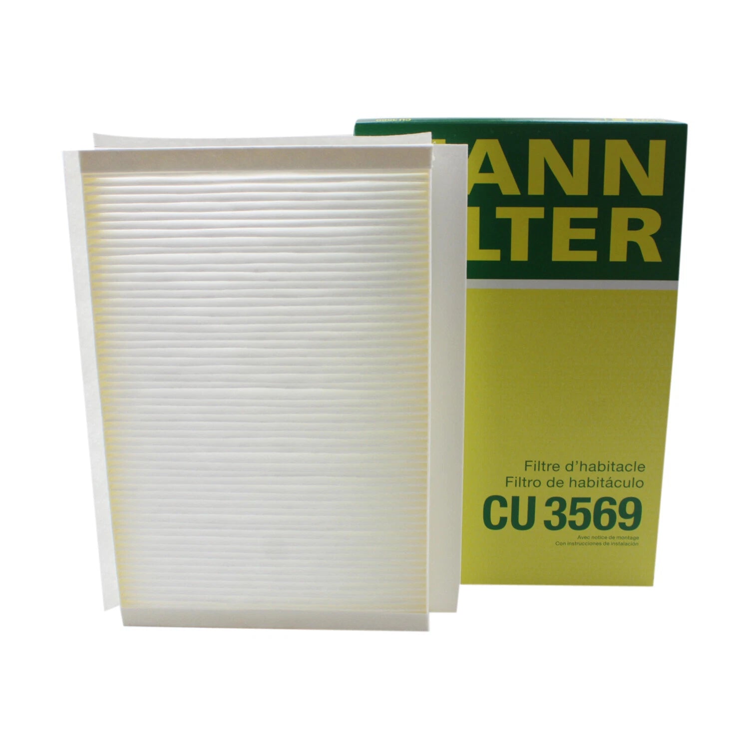 Cabin Air Filter Mann CU3569 for Mercedes Dodge Sprinter 2500 3500 (2007–2018)