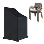 210D Oxford Cloth Chair Cover for Outdoor Patio Stacking Chairs (Set of 4)