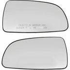 Heated Mirror Glass Set of 2 for Chevy Sedan