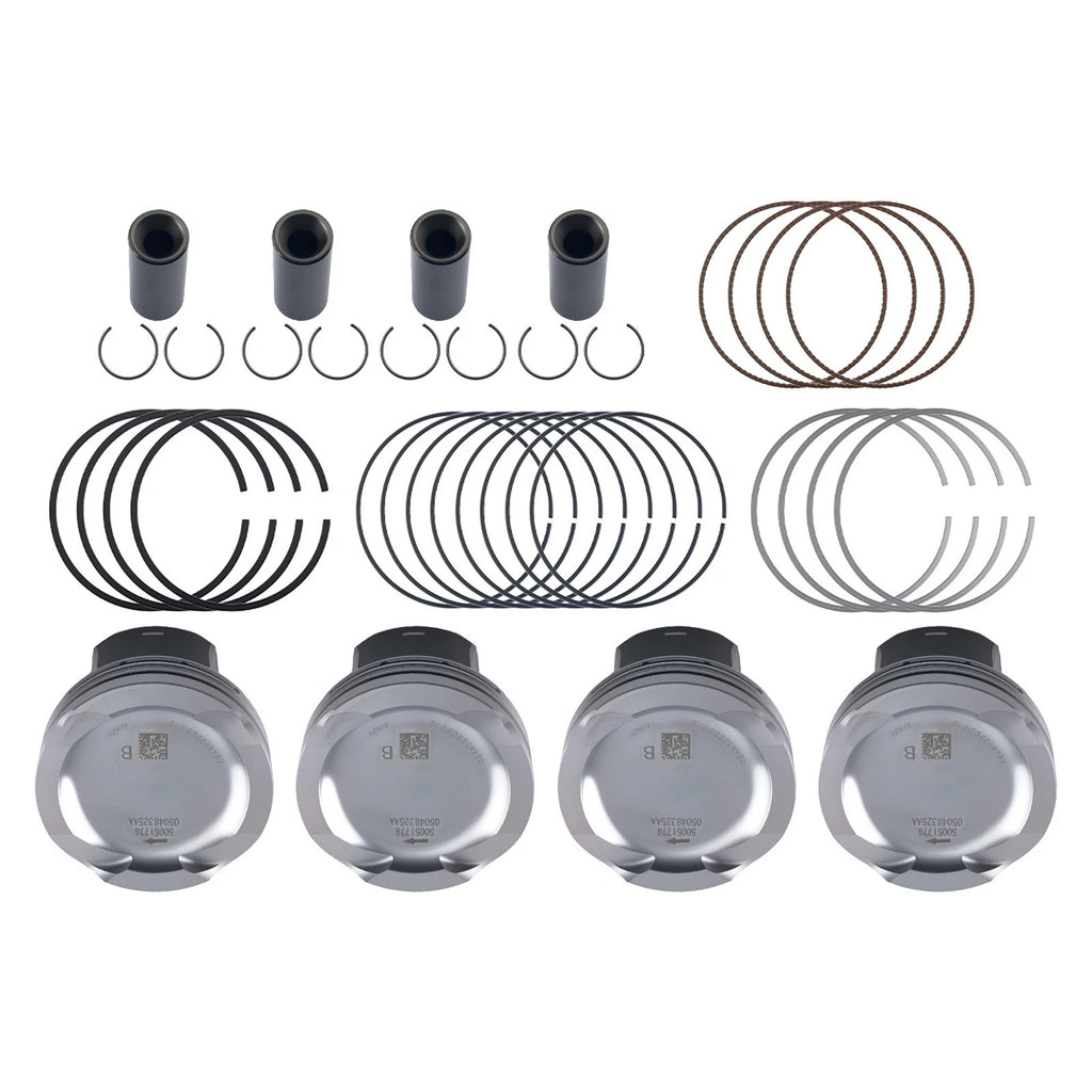 4X Pistons & Rings for Jeep Grand Cherokee 2.0T (2018–2023) 5048324AA 5048325AA