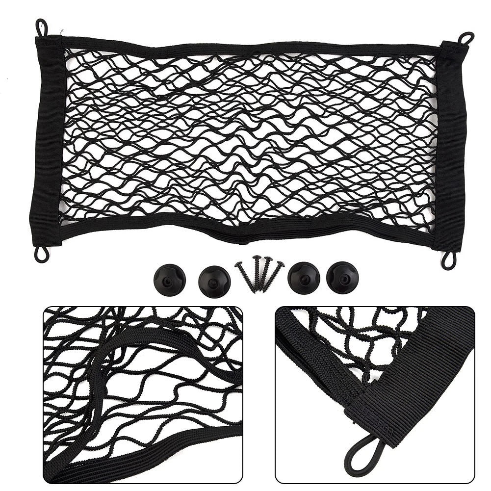 Storage Net for Car (2022) 25x50cm Black Elastic Extra Large