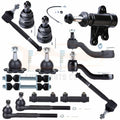 15Pcs Front Ball Joints Tie Rods Kit for Chevy C1500 Suburban (1992–1999)