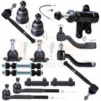 15Pcs Front Ball Joints Tie Rods Kit for Chevy C1500 Suburban (1992–1999)