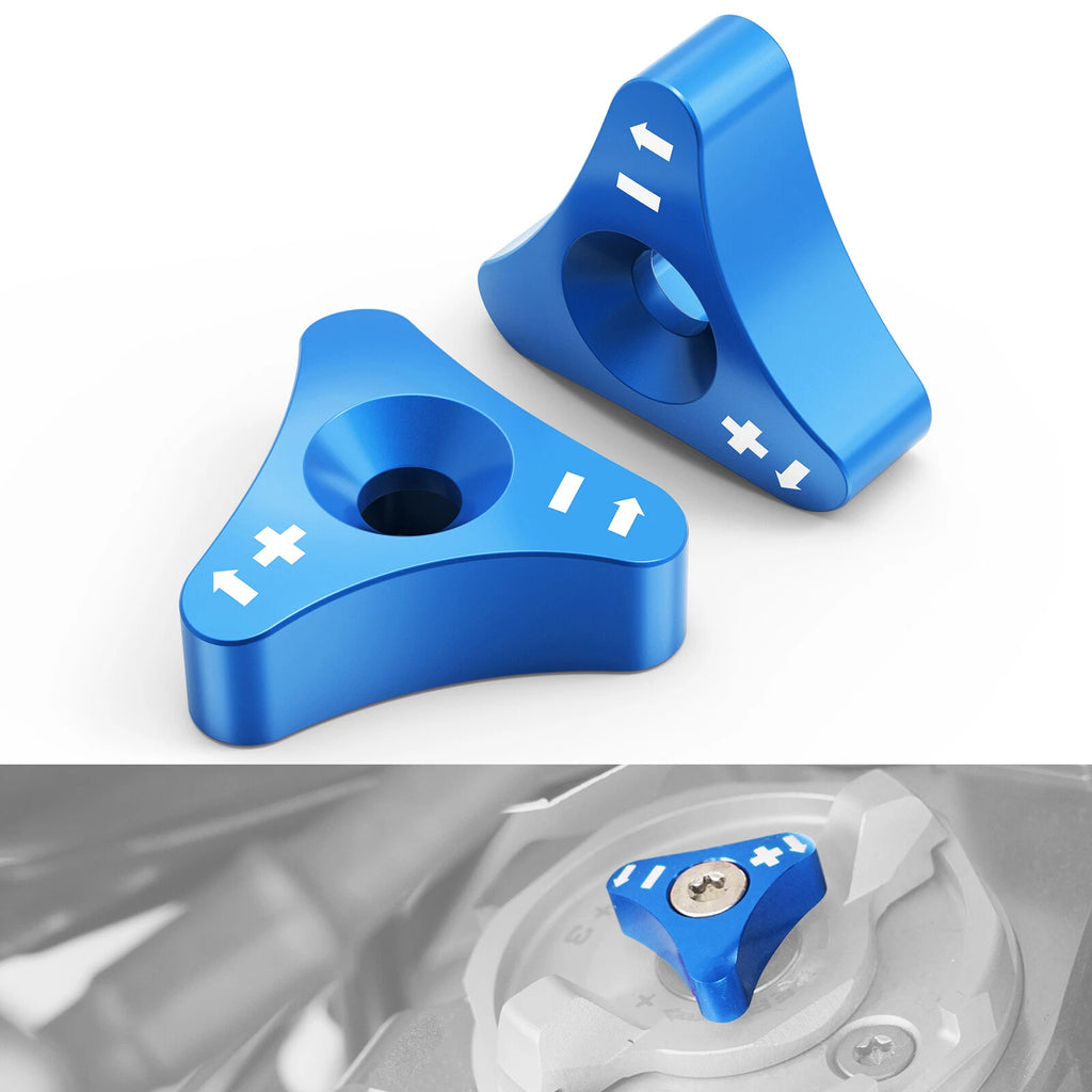 Set of 2 Front Fork Knob Adjusters for KTM 125 250 350 SX SX-F EXC XC-W (2010–2023)