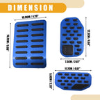 Set of 2 Brake Gas Accelerator Pedal Pads for Ford F-150 (2021–2023)