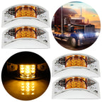 4X LED Amber Side Marker Tail Light for Pickup Truck Lorry Trailer