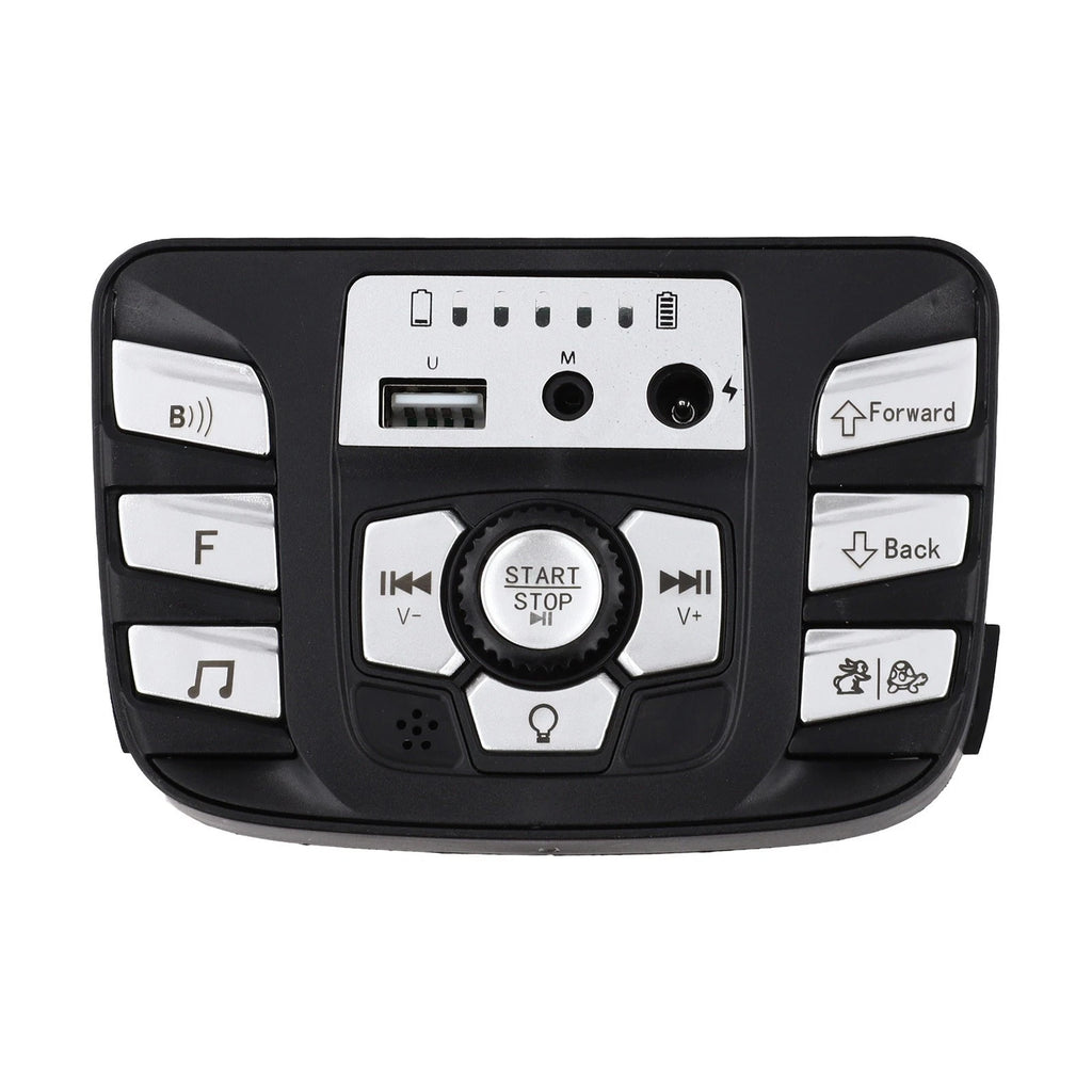 12V Kids Electric Car Central Console with Music & Power Display