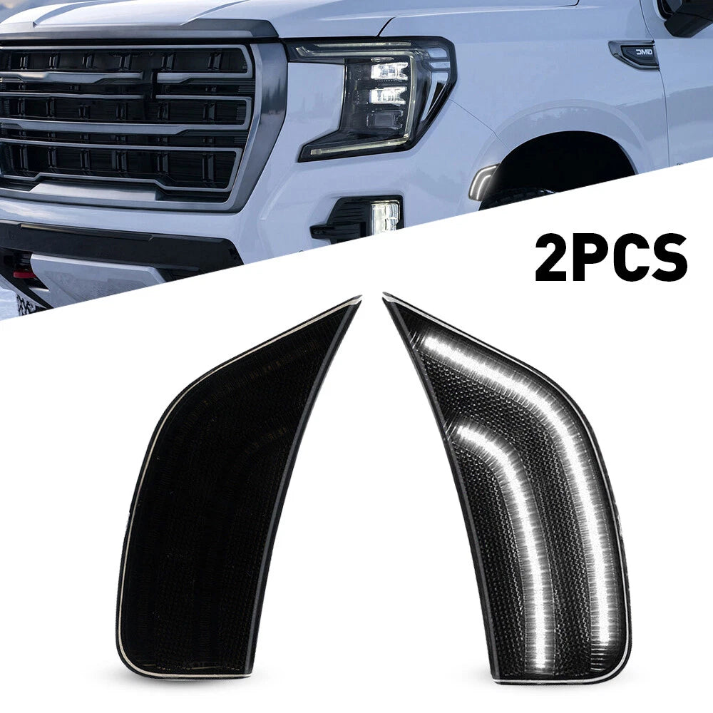LED Side Marker Lights for Cadillac Escalade, Chevy Suburban, GMC Yukon (2021–2023)